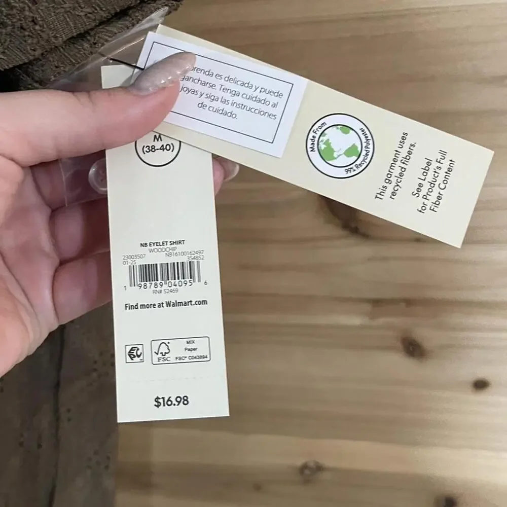 Brown Mens Button Up Crochet - Picture 3 of 8